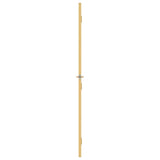 Interior Door Slim Golden 83x201.5 cm Tempered Glass and Aluminium 155137