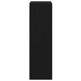 Hanging Cabinet Black Oak 40 x 29.5 x 100 cm Engineered Wood 884467