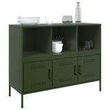 Sideboard Olive Green 100.5x39x79 cm Steel 843094
