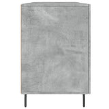 Desk Concrete Grey 140x50x75 cm Engineered Wood 829568