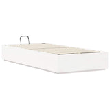 Ottoman Bed Frame White 75 x 190 cm Solid Pine Wood 3418724