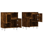 Sideboards 2 pcs Smoked Oak Engineered Wood 3190130