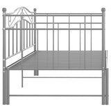 Sofa Bed Frame Grey Powder-coated metal 206.5 x 185 x 89.5 cm 324784