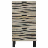 Media Storage Cabinets & Racks White and Black 40 x 33 x 75 cm 4017995
