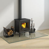 Fireplace Glass Plate Rectangular 120x60 cm 324126