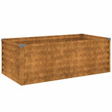 Garden Raised Bed 100x50x36 cm Corten Steel 151975