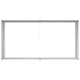 Garden Raised Bed 195 x 100 x 68 cm Galvanised Steel 42017367