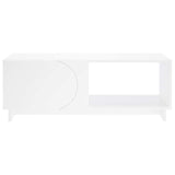 Coffee Table White 95 x 50.5 x 35 cm Engineered Wood 8011441