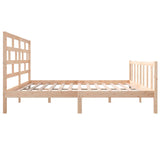 3101343 Bed Frame without Mattress Solid Wood 120x200 cm