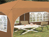 Pop-up Party Tent 575 x 288 x 245 cm Beige Oxford Fabric 42019892