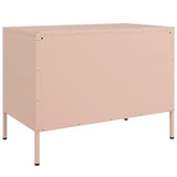 TV Cabinets 2 pcs Pink 68x39x50.5 cm Steel 842997