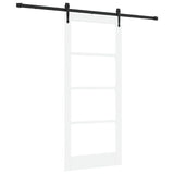 Sliding Door Manual ORKDAL White 86 x 198.5 cm Wood and metal 3332480