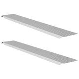 Loading Ramp 200 kg Silver 159 x 23 x 5 cm Galvanised Steel 42019253
