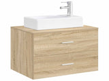 Bathroom Wash Basin Chrome 45.5 x 25.5 x 13 cm Metal 890222