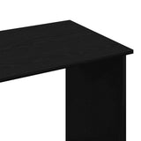 Desk Black 102x50x75 cm Engineered Wood 860464