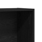 Book Cabinet Black Oak 80x30x189 cm Engineered Wood 3329274