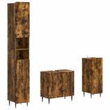 3 Piece Bathroom Cabinet Set ZWOLLE Engineered Wood 3417842