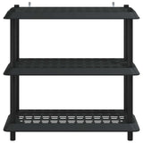 Shelving Unit 3-Tier 100 x 40 x 96 cm PP Anthracite 8011744