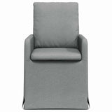 Dining Chairs 2 pcs Light grey 57 x 67 x 98 cm Fabric 42017916