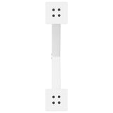 Coffee Table Legs X-Shaped 2 pcs White 50x cm Steel 4012897
