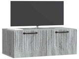Wall-Mounted TV Cabinet Grey Sonoma 59.5 x 31 x 30 cm 899051