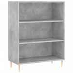 Highboard Concrete Grey 69.5x32.5x180 cm Engineered Wood 3189561