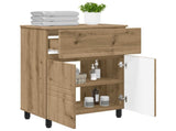 Bathroom Vanity Unit Artisan Oak 60 x 35 x 80 cm 889424