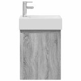 Bathroom Vanity Unit with Tap Grey Sonoma 45.5 x 22.5 x 84 cm 889447