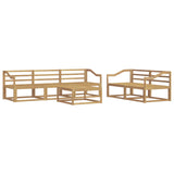 Outdoor Sofa Set 6 pcs White 3386073