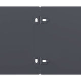 Lawn Edging 30 pcs 15 x 103 cm Steel Anthracite 8014180