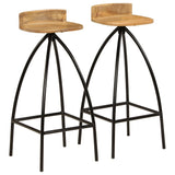 Bar Chairs 2 pcs Solid Mango Wood 245265