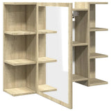 Bathroom Mirror Cabinet Sonoma Oak 80x20.5x64 cm Engineered Wood 849603