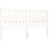 Bed Frame without Mattress White Super King Size Solid Wood 3194327
