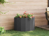 Planter Black 60 x 30 x 50 cm Steel 883717
