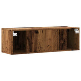 Wall Mounted TV Cabinet Old Wood 100x30x30 cm Engineered Wood 856018
