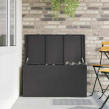 Outdoor Storage Box Black 100 x 50.5 x 50 cm Steel 874560