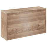 243049 Shoe Storage Bench Oak 80x24x45 cm