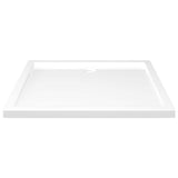 Rectangular ABS Shower Base Tray White 80x90 cm 148908