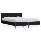 ZNTS Bed Frame without Mattress Black 120x200 cm 3279992