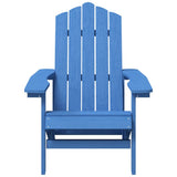 Garden Chair Aqua blue HDPE , steel 3095707