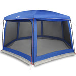 ZNTS Pool Tent with Removable Fly & Mesh Walls Azure Blue 670x590 cm 4100631