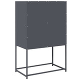 Highboard Anthracite 68x39x107 cm Steel 853376