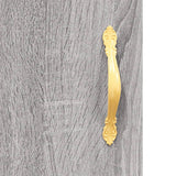 Highboard Grey Sonoma 69,5x34x180 cm Engineered Wood 3198391