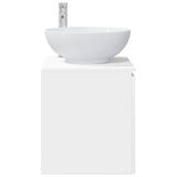 Wall-Mounted Sink Vanity White 49.5 x 44.5 x 65 cm 890442