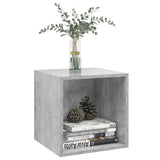Wall Cabinets 2 pcs Concrete Grey 37x37x37 cm Engineered Wood 805457