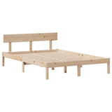 Bed Frame without Mattress 160x200 cm Solid Wood Pine 3306623