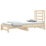 ZNTS Pull-out Day Bed without Mattress 2x cm 3108612