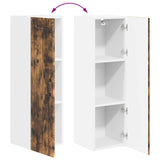Wall Cabinet LUCCA Smoked Oak 30 x 31 x 100 cm Engineered Wood 885110