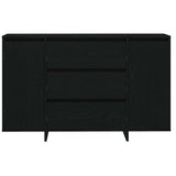 Sideboard Black Oak 120 x 41 x 75 cm Engineered Wood 3333915