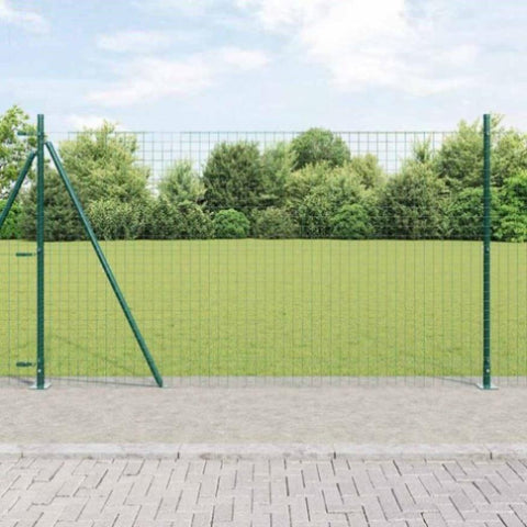 Fence Post Other 52 pcs Silver 3.2 x 3.2 x 88.5 cm Steel 3350234